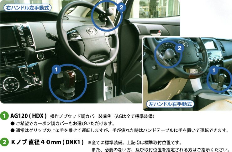 APドライブ - 手動運転装置 - ニッシン自動車工業新越 ～ 福祉車両 